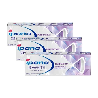 İpana 3D White Luxe Perfection Naneli Florürlü Diş Macunu 3x745 ml
