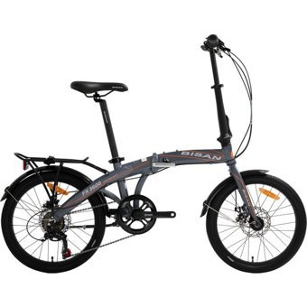 Bisan Fx 3600 20 Jant 6 Vites Katlanır Şehir / Tur Bisikleti Gri
