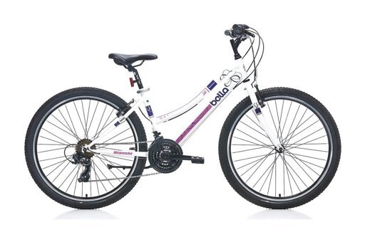 Bianchi Bella 26 Jant 21 Vites Dağ Bisikleti Beyaz-Pembe-Siyah