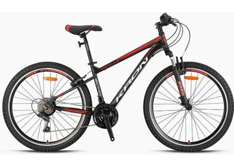 Kron Vortex 4.0 24 Jant 21 Vites Dağ Bisikleti Beyaz-Kırmızı-Siyah