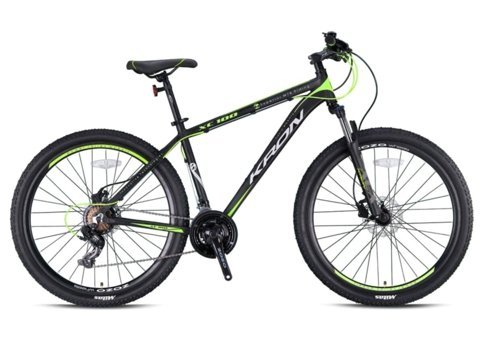 Kron XC 100 29 Jant 21 Vites Dağ Bisikleti Siyah-Yeşil