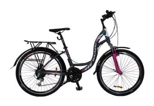 Daafu Tct 100 26 Jant 21 Vites Şehir / Tur Bisikleti Gri-Pembe