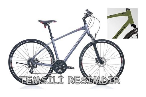 Carraro Sportive 225 28 Jant 24 Vites Şehir / Tur Bisikleti Antrasit-Kırmızı-Siyah