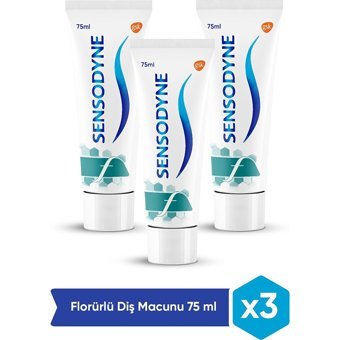 Sensodyne Florürlü Diş Macunu 3x75 ml