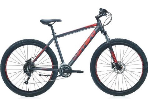 Carraro Force 950 29 Jant 24 Vites Dağ Bisikleti Antrasit-Kırmızı