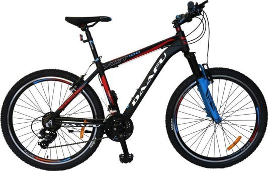 Daafu XCT 100 27.5 Jant 21 Vites Amortisörlü Dağ Bisikleti Kırmızı-Siyah