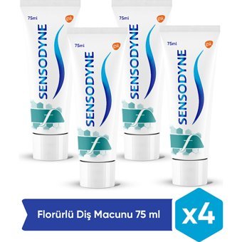 Sensodyne Naneli Florürlü Diş Macunu 4x75 ml