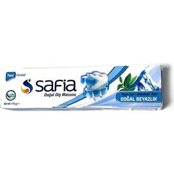 Safia Yeşil Çaylı Himalaya Tuzlu Organik Florürsüz Diş Macunu 75 gr