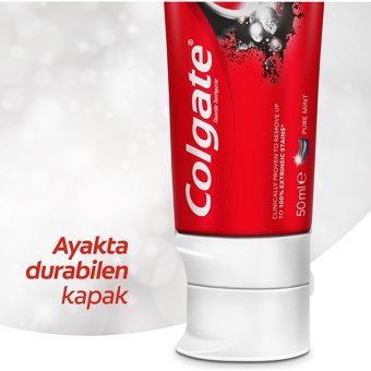 Colgate Optic White Kömürlü Florürlü Diş Macunu 2x50 ml