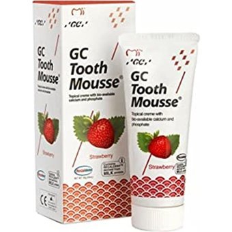Gc Tooth Mousse Plus Çilekli Organik Florürsüz Diş Macunu 40 gr