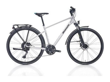 Bianchi Newtourer St Cues 28 Jant 10 Vites Şehir / Tur Bisikleti Gri