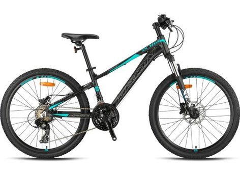 Kron XC 100 24 Jant 21 Vites Dağ Bisikleti Siyah-Turkuaz