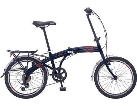 Salcano SLCN 400 24 Jant 21 Vites Katlanır Şehir / Tur Bisikleti Mavi-Petrol