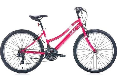 Bianchi Bella 360H 24 Jant Dağ Bisikleti Beyaz-Fuşya