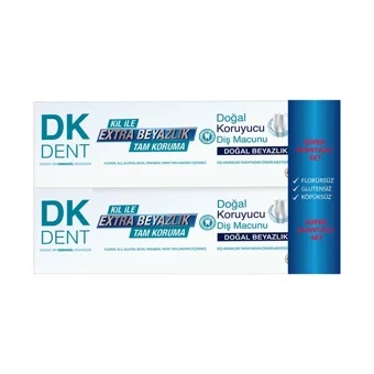 Dermokil Dk Dent Organik Florürsüz Diş Macunu 2x75 ml