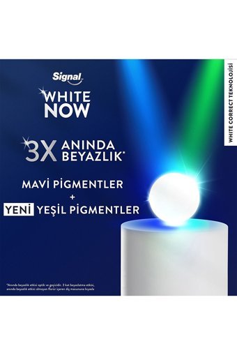 Signal White Now Original Naneli Florürlü Diş Macunu 3x75 ml
