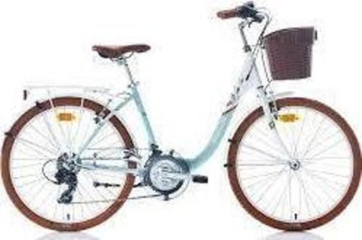Bianchi CARMEN 420H 24 Jant 21 Vites Şehir / Tur Bisikleti Beyaz-Kahverengi-Turkuaz