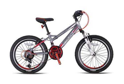 Kron Vortex 4.0 2022 26 Jant 21 Vites Dağ Bisikleti Gri-Kırmızı