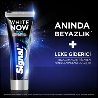 Signal White Now Men Naneli Florürlü Diş Macunu 6x75 ml
