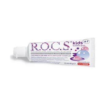 Rocs Kids Sakızlı Florürsüz 4-7 Yaş Çocuk Diş Macunu 35 ml
