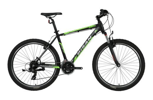 Bisan MTX 7050 26 Jant 21 Vites Dağ Bisikleti Siyah-Yeşil