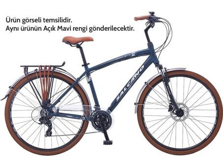 Salcano Sarajevo 700 28 Jant 21 Vites Şehir / Tur Bisikleti Açık Mavi