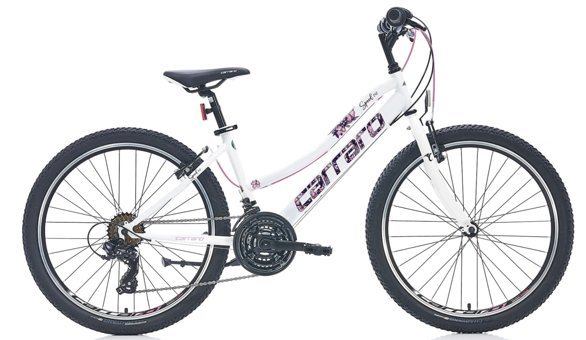 Carraro Speed 242 24 Jant 21 Vites Dağ Bisikleti Beyaz-Mor-Pembe
