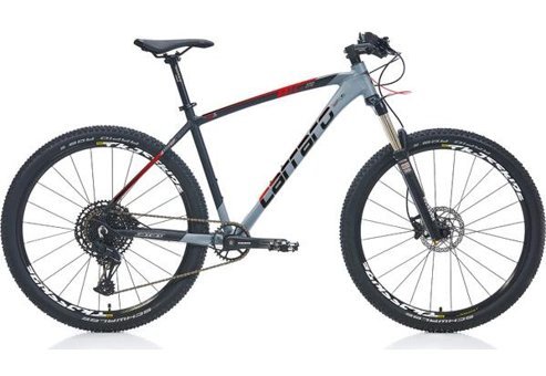 Carraro Big 2712 27.5 Jant 12 Vites Dağ Bisikleti Gri-Kırmızı-Siyah