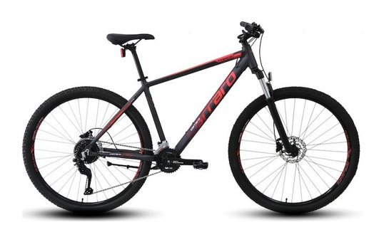 Carraro Force 770 27.5 Jant 18 Vites Amortisörlü Dağ Bisikleti Antrasit-Kırmızı-Siyah