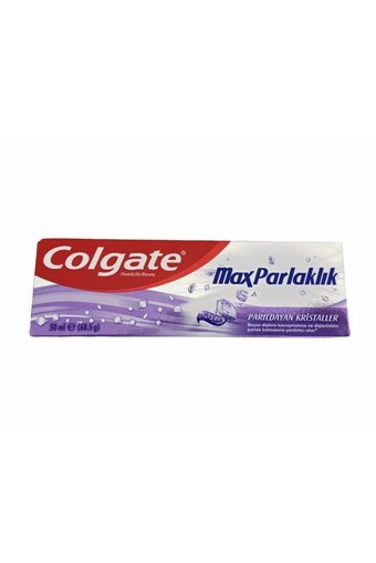 Colgate Yeni Max Parlaklık Florürlü Diş Macunu 50 ml