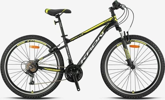 Kron Vortex 4.0 27.5 Jant 21 Vites Dağ Bisikleti Gri-Sarı-Siyah 24'