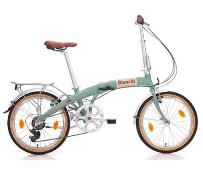 Bianchi New Vintage 20 Jant 21 Vites Katlanır Şehir / Tur Bisikleti Gri-Kahverengi