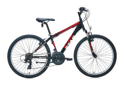 Bianchi Star 24 Jant 21 Vites Dağ Bisikleti Siyah