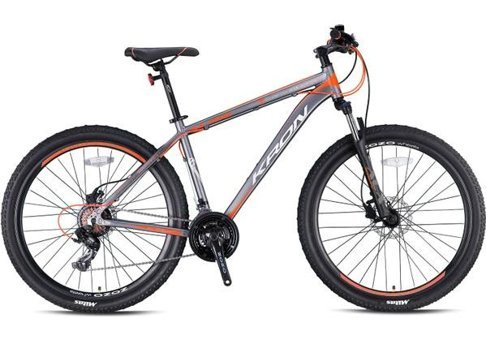 Kron XC 100 27.5 Jant 21 Vites Dağ Bisikleti Gri-Siyah-Turuncu