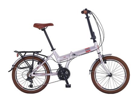 Salcano SLCN F120 26 Jant 21 Vites Amortisörlü Katlanır Şehir / Tur Bisikleti Gri-Kırmızı