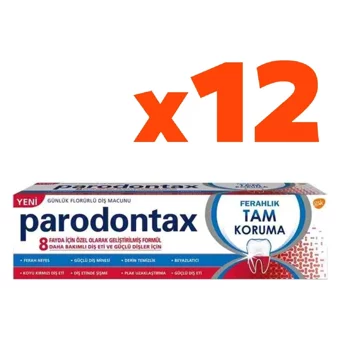 Sensodyne Tam Koruma Naneli Florürlü Diş Macunu 12x75 ml