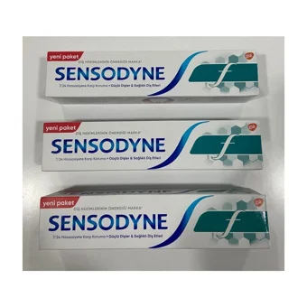 Sensodyne Fluoride Naneli Florürlü Diş Macunu 3x100 ml