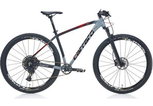 Carraro Big 2912 29 Jant 12 Vites Amortisörlü Dağ Bisikleti Gri-Koyu Gri