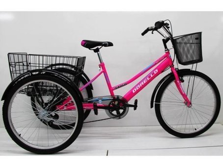 Dorello 2960 24 Jant 21 Vites Şehir / Tur Bisikleti Beyaz-Pembe