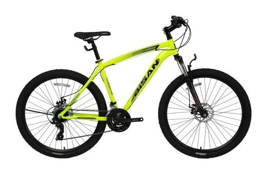 Bisan Mts 4600 26 Jant 21 Vites Dağ Bisikleti Neon Sarı-Siyah
