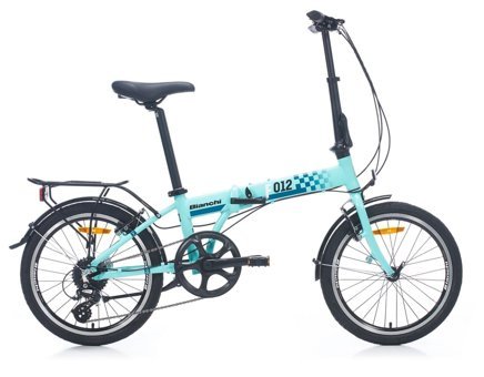 Bianchi F012 20 Jant 8 Vites Katlanır Şehir / Tur Bisikleti Turkuaz-Siyah
