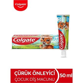 Colgate Meyve Aromalı Florürlü 2-5 Yaş Çocuk Diş Macunu 50 ml