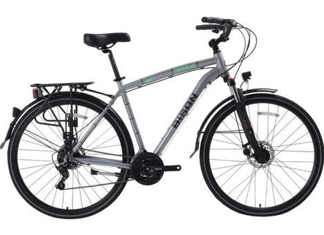 Bisan Comfortline 28 Jant 21 Vites Şehir / Tur Bisikleti Gri-Yeşil