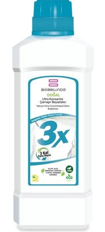 Biobellinda 3X Ultra Beyazlar İçin Konsantre 21 Yıkama Sıvı Deterjan 750 ml