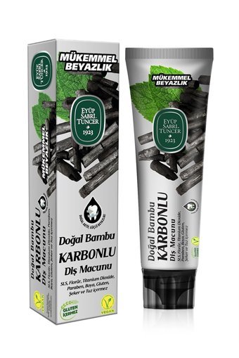 Eyüp Sabri Tuncer Bambu Karbonlu Organik Florürsüz Diş Macunu 6x75 ml