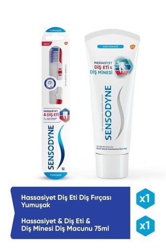 Sensodyne Hassasiyet Diş Eti Diş Minesi Florürlü Diş Macunu 75 ml