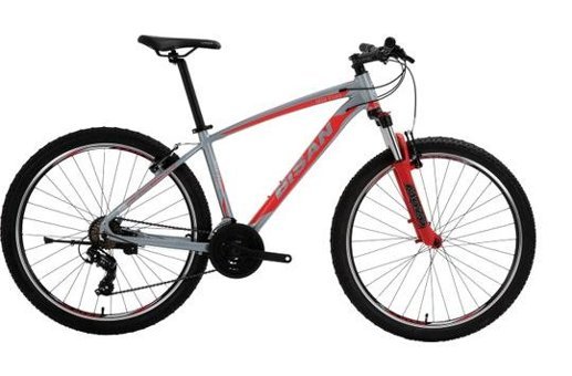 Bisan Mtx 7100 29 Jant 21 Vites Dağ Bisikleti Gri-Kırmızı