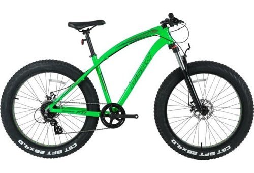 Bisan Savage Ft1 Fatbike 26 Jant 21 Vites Şehir / Tur Bisikleti Siyah-Yeşil