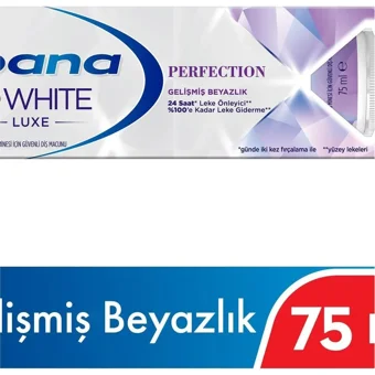İpana 3D Boyutlu Luxe Perfection Naneli Florürlü Diş Macunu 2x75 ml