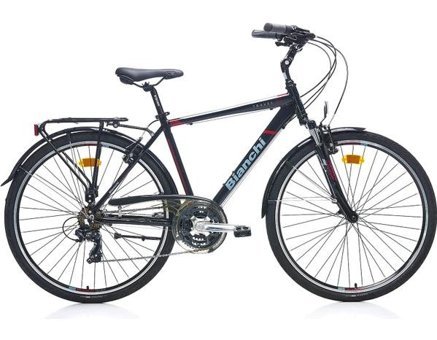 Bianchi Travel 504 28 Jant 21 Vites Şehir / Tur Bisikleti Gri-Kırmızı-Siyah